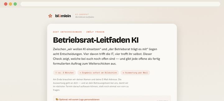 Vorschau: Betriebsrat-Leitfaden KI