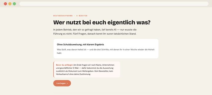 Vorschau: KI-Bestandsaufnahme